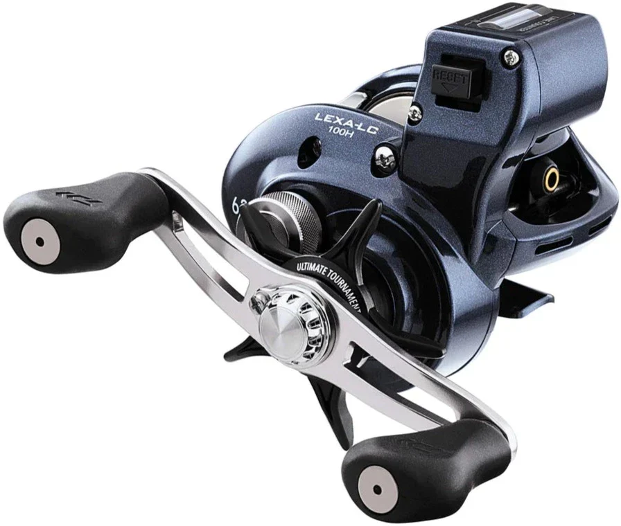 13 Fishing Omen Gold Walleye Line Counter Trolling Combo - Image 11