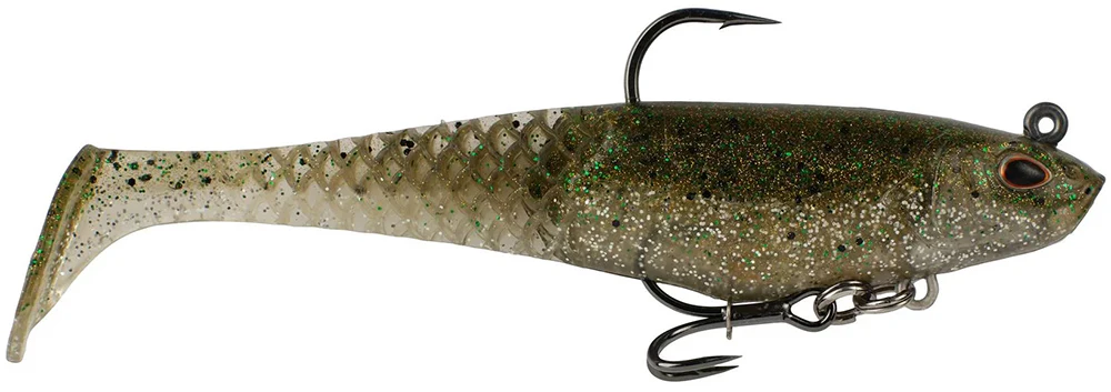 Berkley PowerBait Saltwater CullShad Pre-Rigged Soft Body Swimbait - 4 Inch - Image 3
