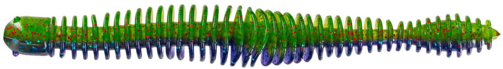 Big Bite Baits Coontail Worm 4 3/4 inch Ribbed Worm - Image 13