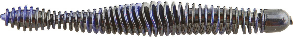 Big Bite Baits Coontail Worm 4 3/4 inch Ribbed Worm - Image 6