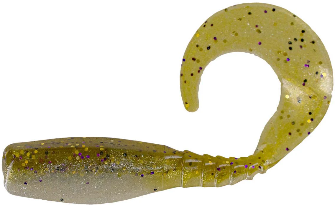 Big Bite Baits Curly Tail Crappie Minnr Soft Plastic - 10 Pack - Image 10