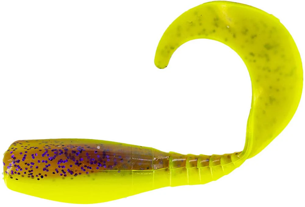 Big Bite Baits Curly Tail Crappie Minnr Soft Plastic - 10 Pack - Image 19