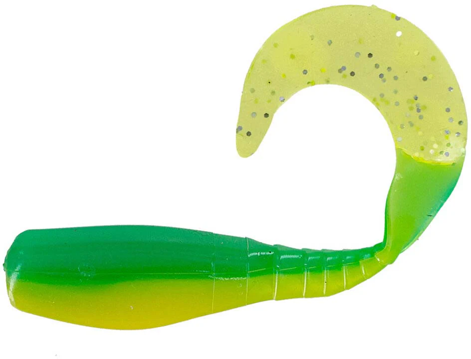 Big Bite Baits Curly Tail Crappie Minnr Soft Plastic - 10 Pack - Image 26