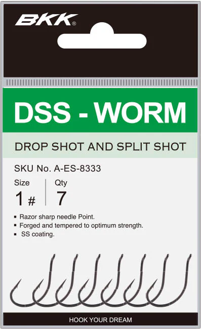 BKK DSS-Worm Drop Shot and Split Shot Hook - Image 2