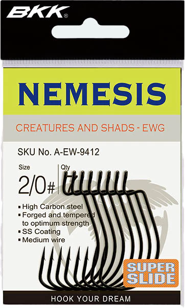 BKK Nemesis Texas Rig Bulky Bait Hook - Image 2
