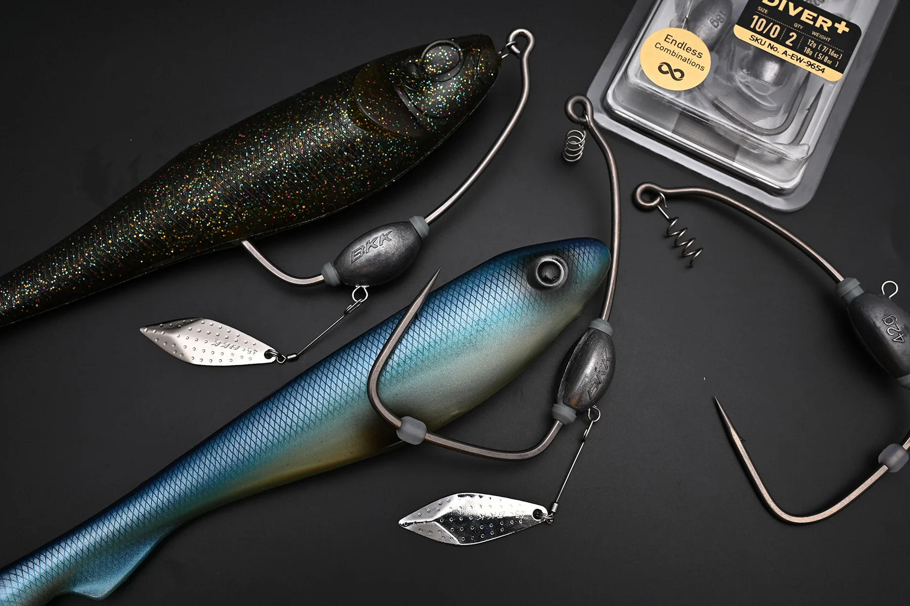 BKK Titan Diver+ Weighted Swimbait Hook - Image 5