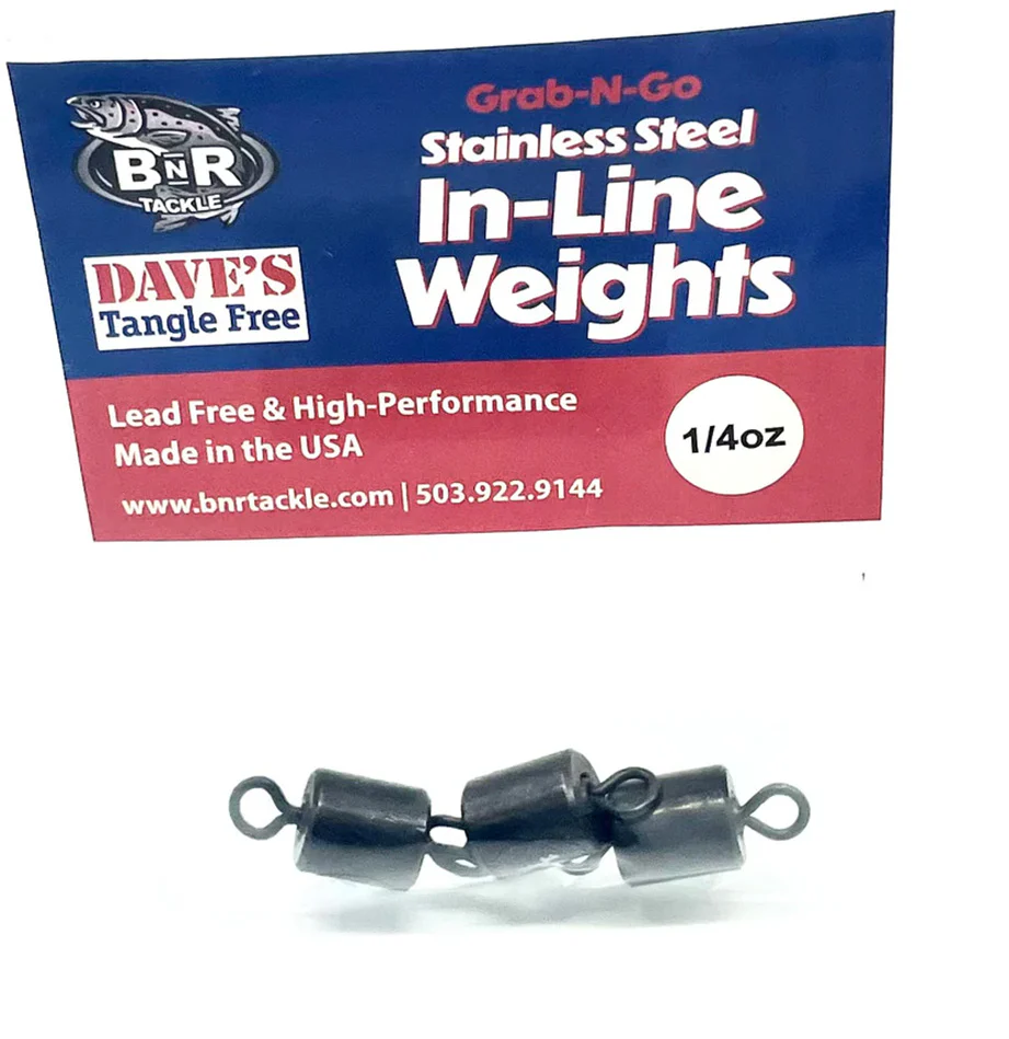 BnR Tackle Steel In-Line Weight Grab-N-Go Pack - 3 Pieces - Image 2