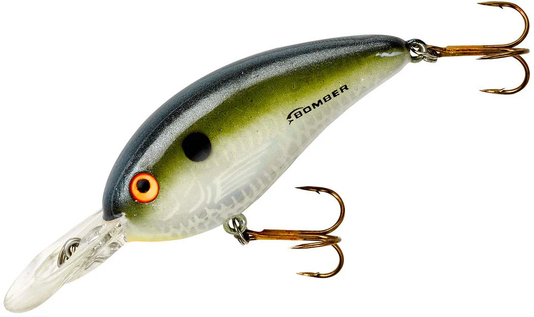 Bomber Fat Free Shad Guppy 2 3/8 inch Shallow-Medium Diving Crankbait - Image 4