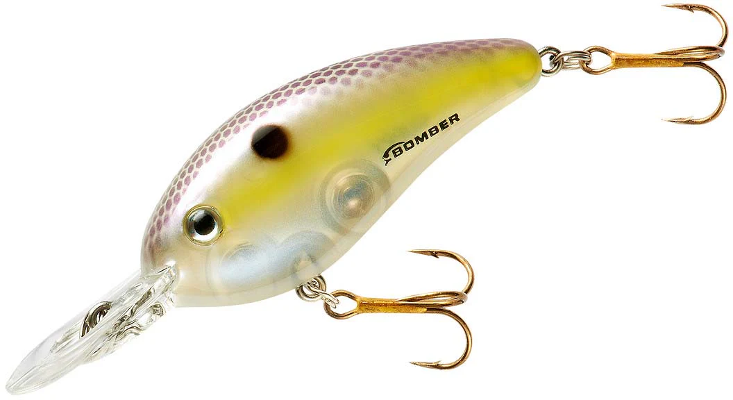 Bomber Fat Free Shad Guppy 2 3/8 inch Shallow-Medium Diving Crankbait - Image 7