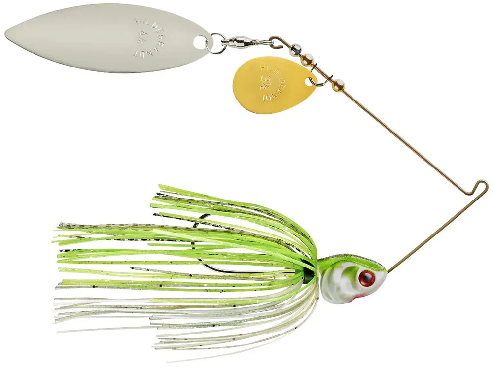 Booyah Covert Series Tandem Colorado Willow Spinnerbait - 1/2 oz - Image 4