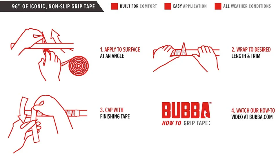 Bubba Grip Tape 2.0 - 8 Feet - Image 3