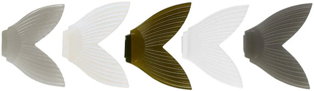 Bucca 6 Inch Trick Shad Replacement Tails - 5 Pack - Image 2