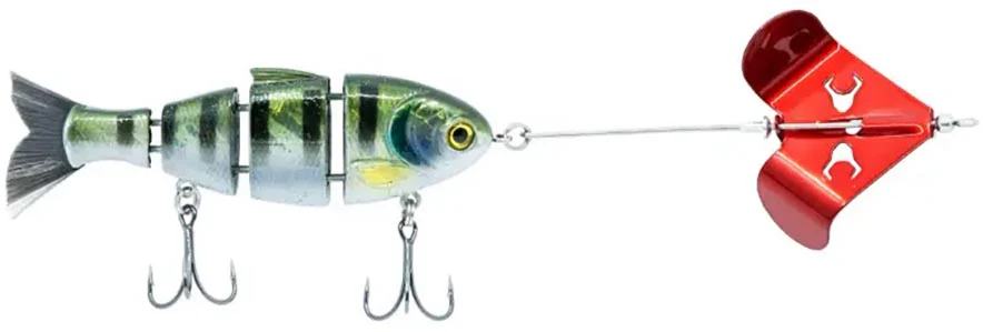 Bucca Buzzing Baby Bull Shad Jointed Swimbait/Buzzbait Combo - 3.75 Inch - Image 2