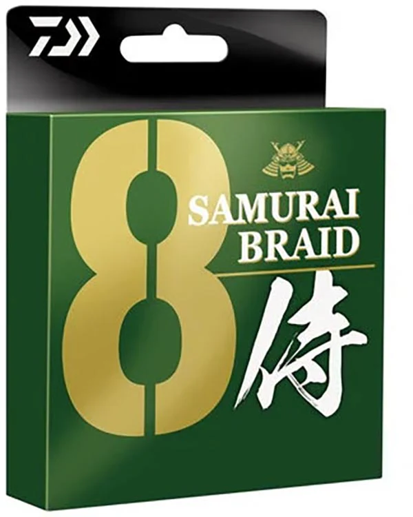 Daiwa Samurai 8 Braid Dark Green Braided Line - 165 YD Spool - Image 3