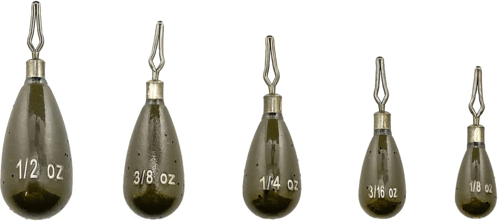 Departure Outdoors Tungsten Tear Drop - Drop Shot Weights - 5 Pack - Image 3