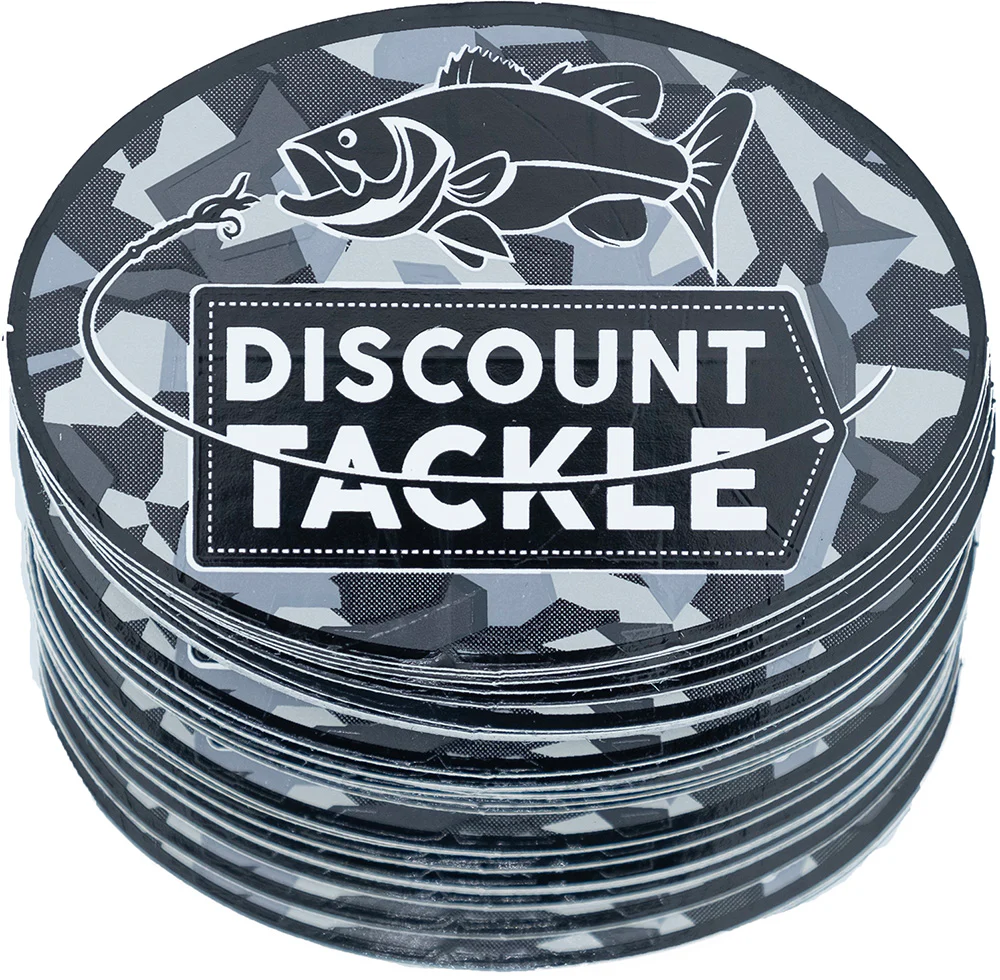 Discount Tackle Bulk Sticker Packs - 100 Count