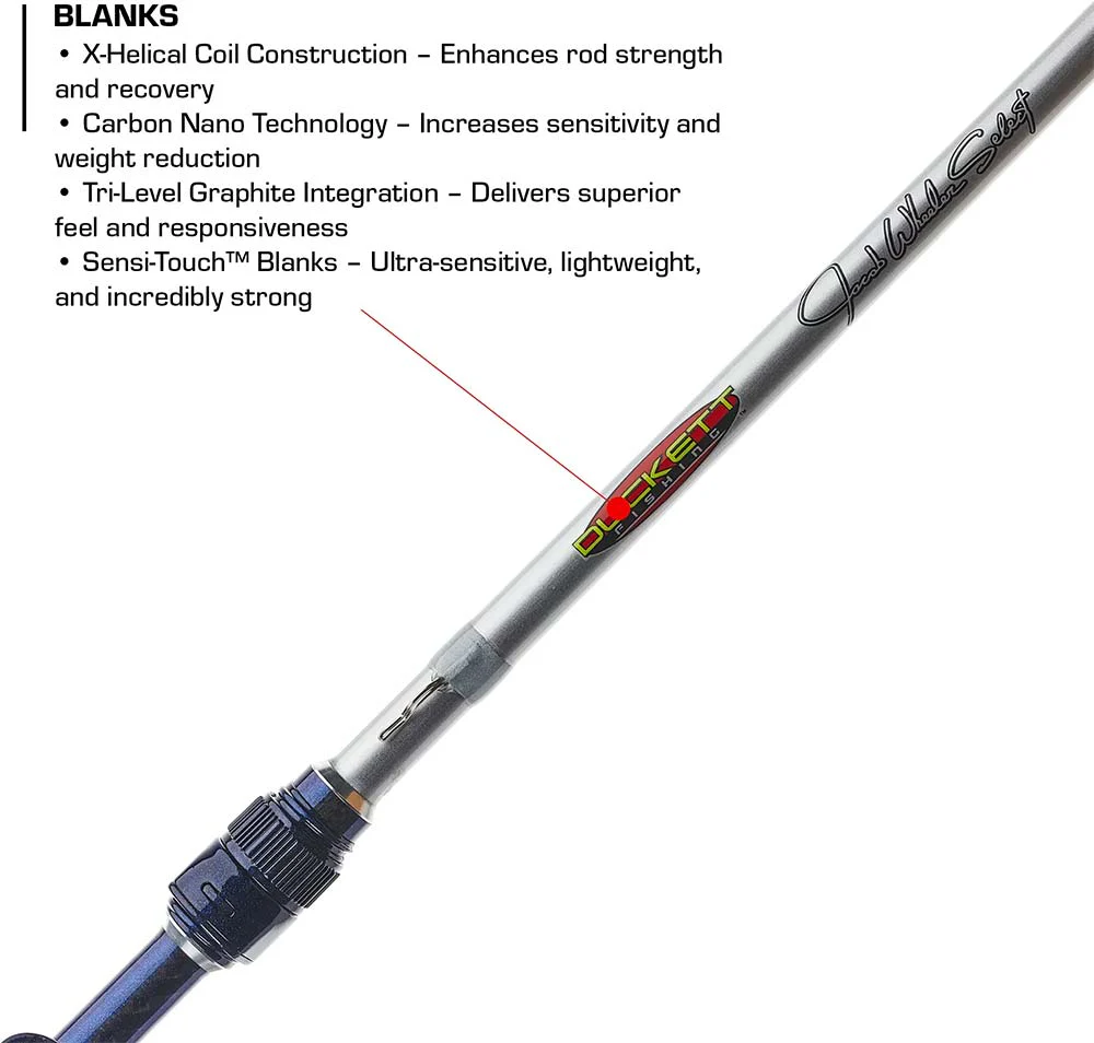 Duckett Fishing Jacob Wheeler Select Spinning Rod - Image 3