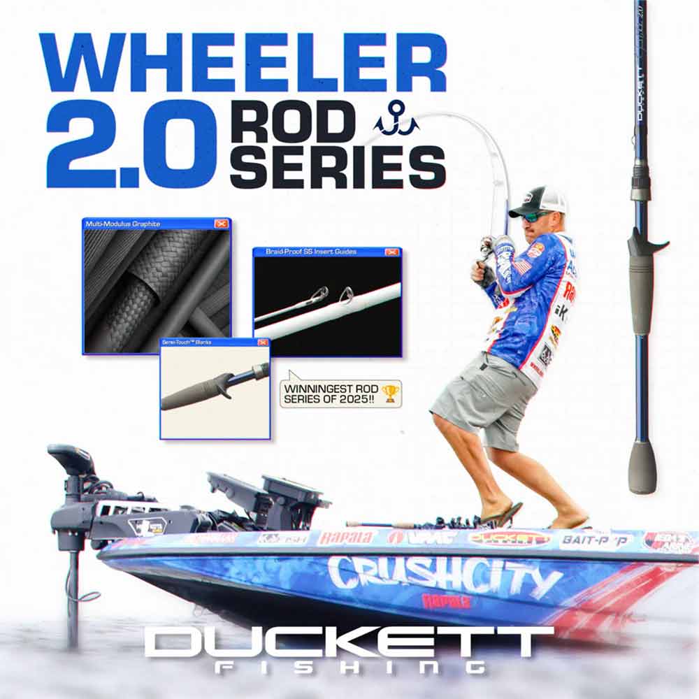 Duckett Fishing Jacob Wheeler Signature Series Spinning Rods - Image 5