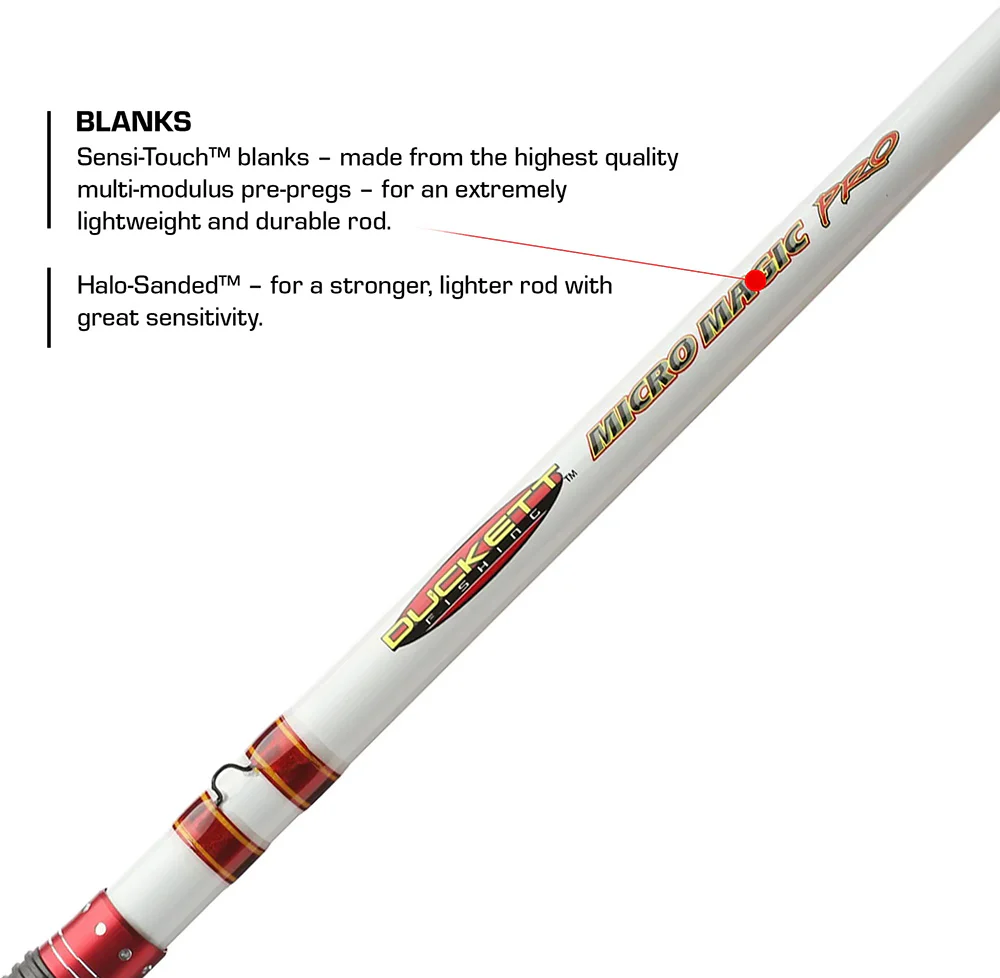 Duckett Fishing Micro Magic Pro Series All-Purpose Casting Rod - Image 3