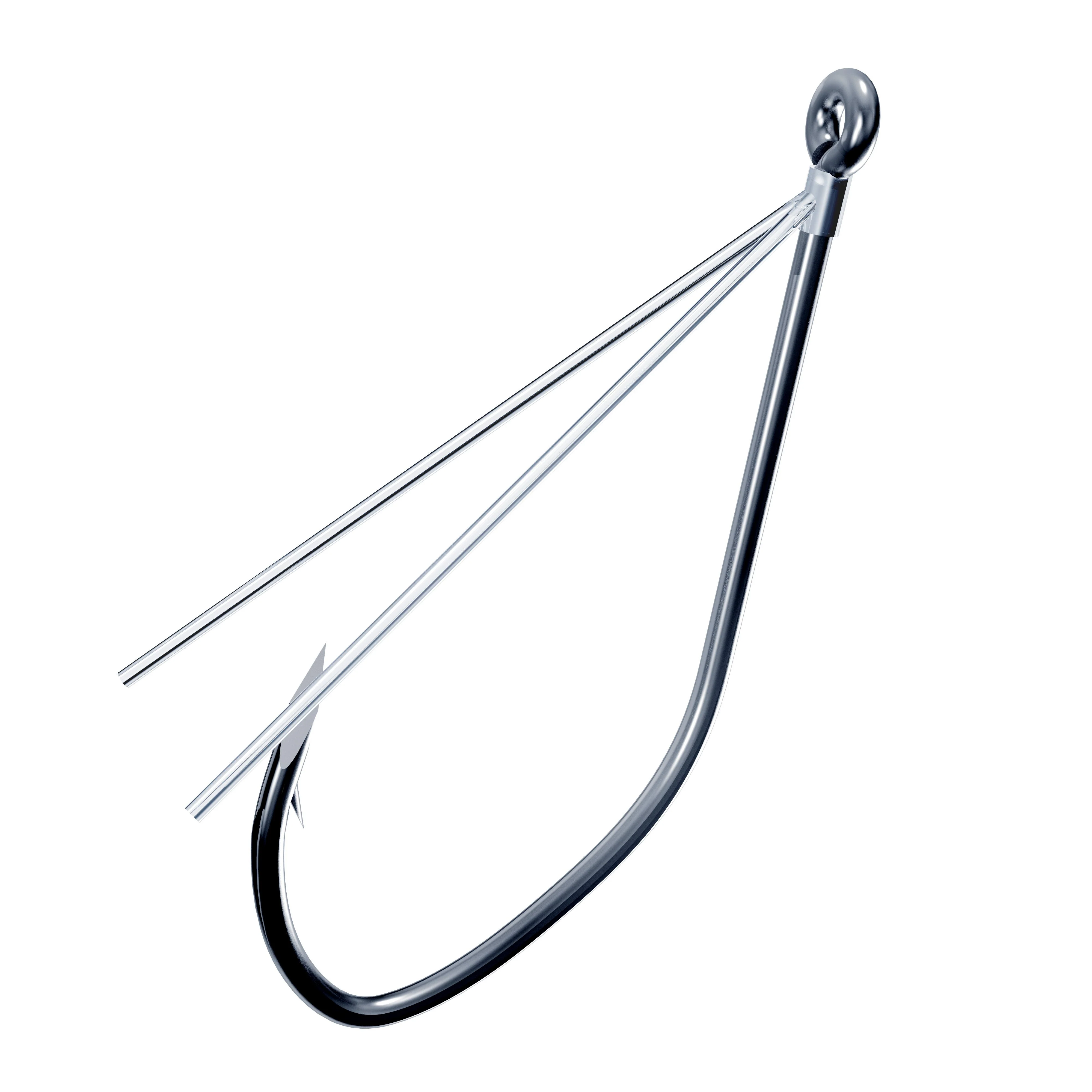 Eagle Claw Trokar TK137W Weedless Finesse Hook - 6 Pack