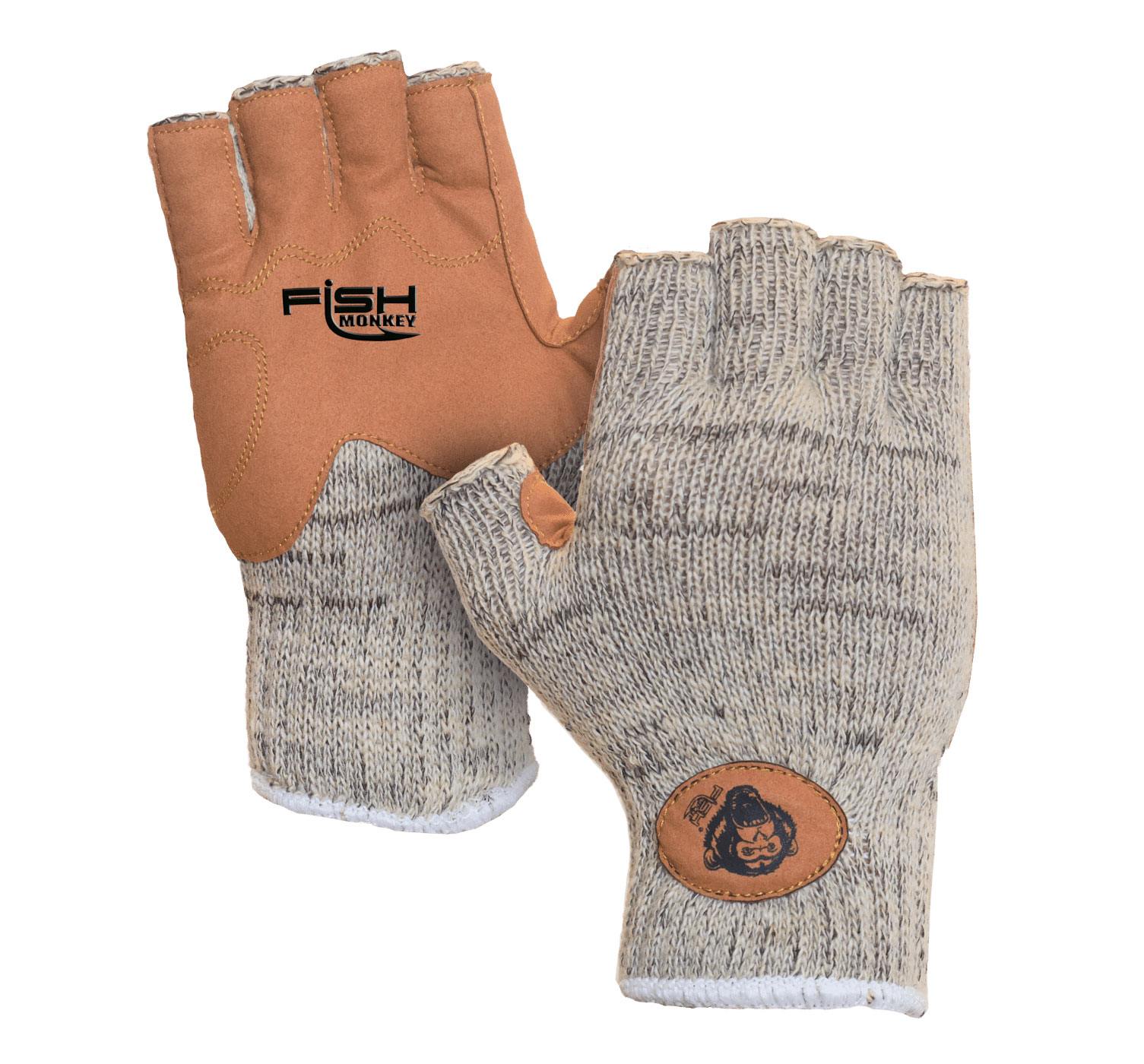 Fish Monkey Wooly Half-Finger Wool Fishing Tech Gloves - Image 3