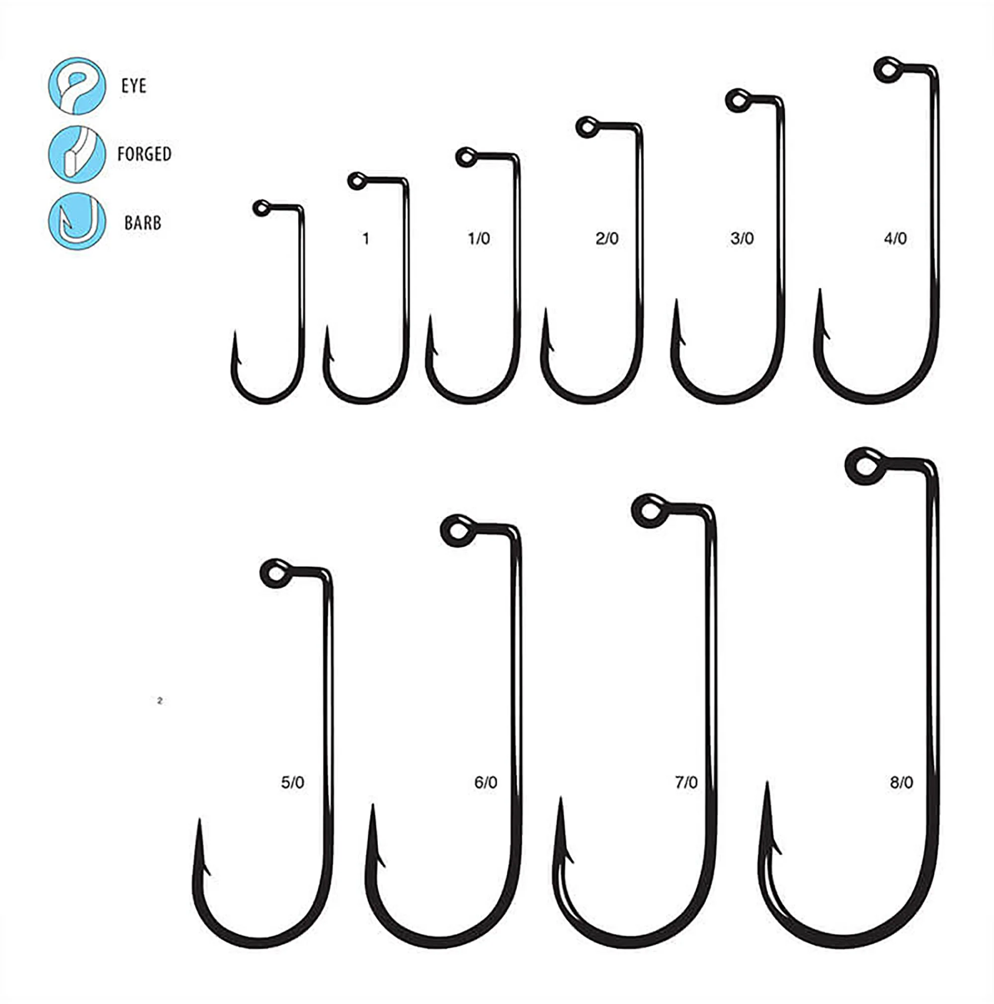 Gamakatsu Jig 90 Heavy Wire RB Nano Alpha Hooks - 25 Pack - Image 2