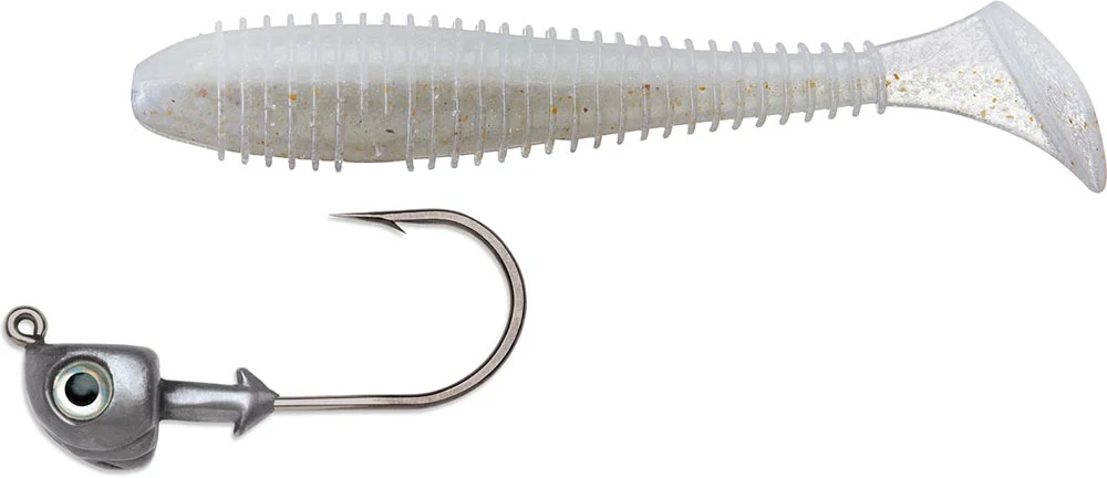 Keitech 3.8 Inch Fat Swing Impact & VMC Boxer Swimbait Jighead Combo - Image 77