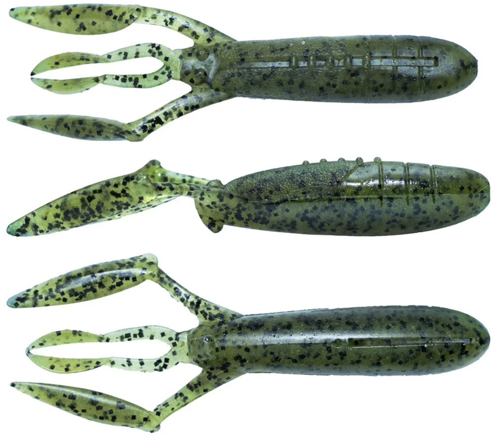 Keitech Glide Camaron 3.5 Inch Soft Plastic Craw - 6 Pack - Image 2
