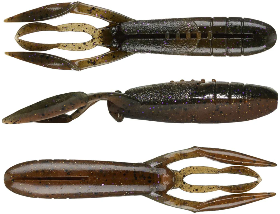 Keitech Glide Camaron 3.5 Inch Soft Plastic Craw - 6 Pack - Image 7