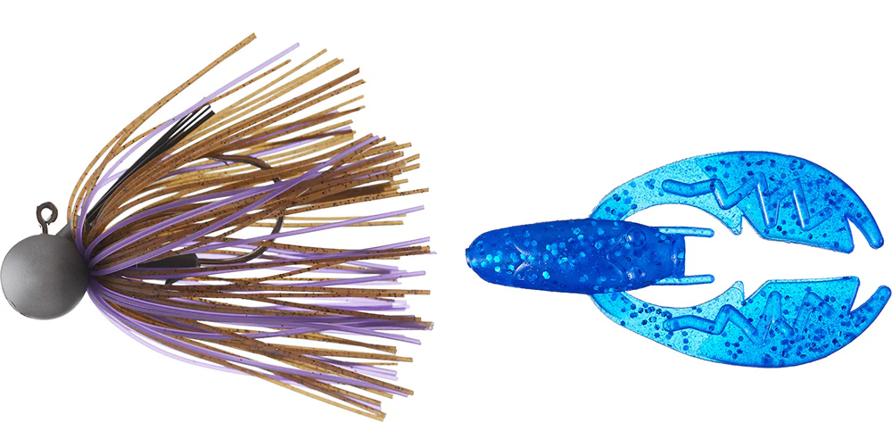 Keitech Tungsten Model II Football Jig & NetBait Tiny Paca Chunk Combo - Image 13