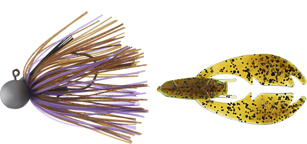 Keitech Tungsten Model II Football Jig & NetBait Tiny Paca Chunk Combo - Image 14