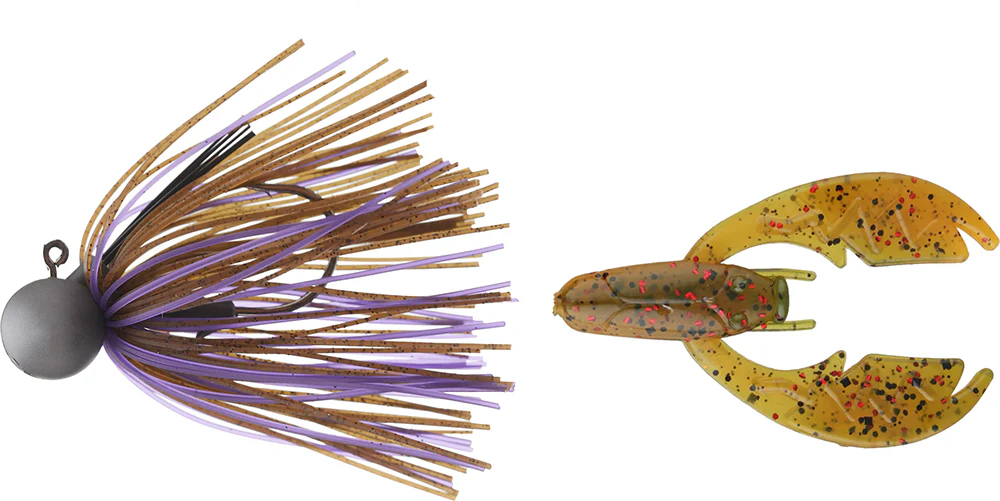 Keitech Tungsten Model II Football Jig & NetBait Tiny Paca Chunk Combo - Image 16