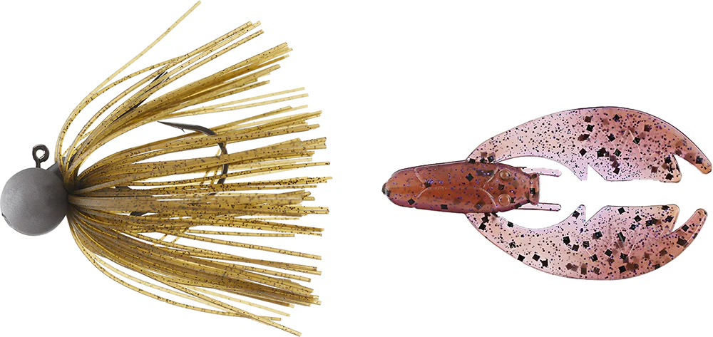 Keitech Tungsten Model II Football Jig & NetBait Tiny Paca Chunk Combo - Image 20