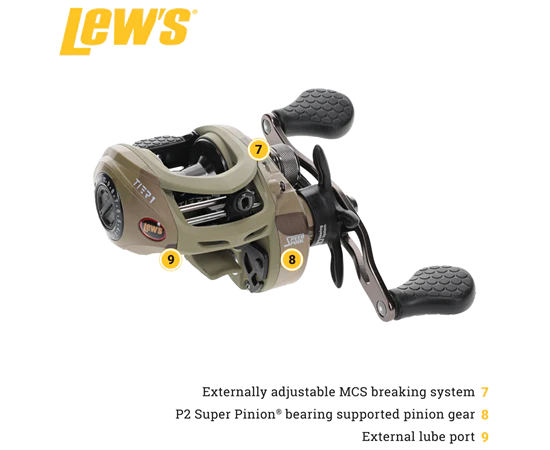 Lew's American Hero Tier 1 Baitcasting Reel - Image 8