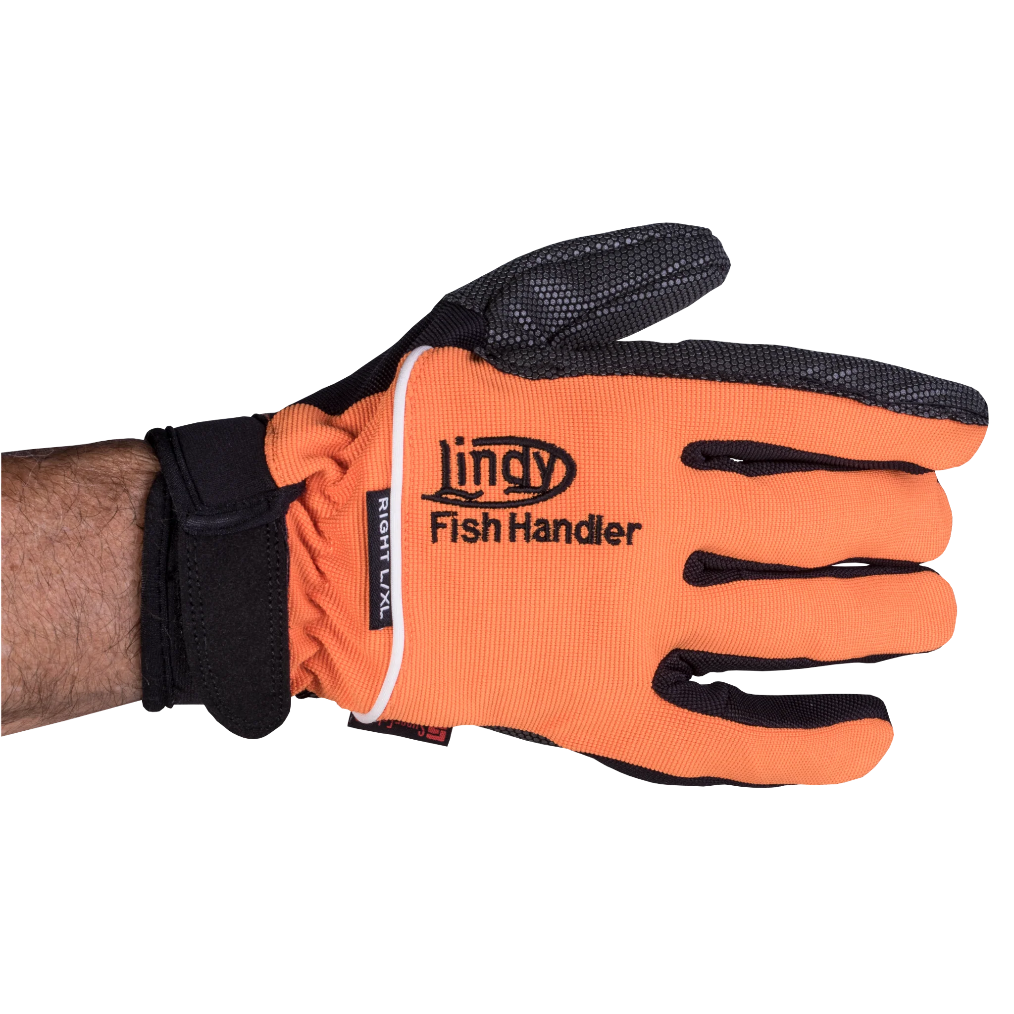 Lindy Fish Handling Single Glove Orange - Image 2