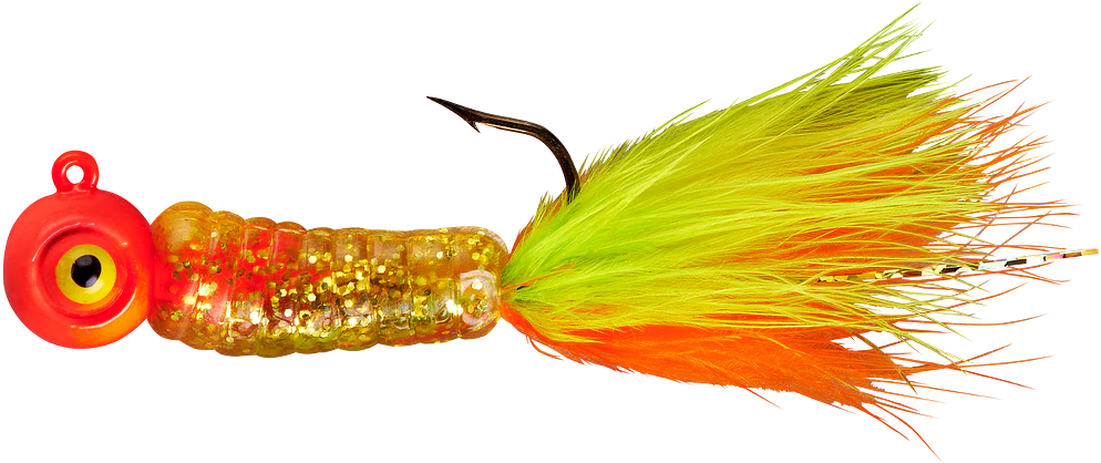Lindy Fuzz-E-Grub Pre-Rigged Hair Tail Soft Grub 2 pack - Image 9