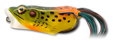 LIVETARGET Popper Frog Hollow Body Topwater Frog - Image 11