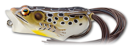 LIVETARGET Popper Frog Hollow Body Topwater Frog - Image 17
