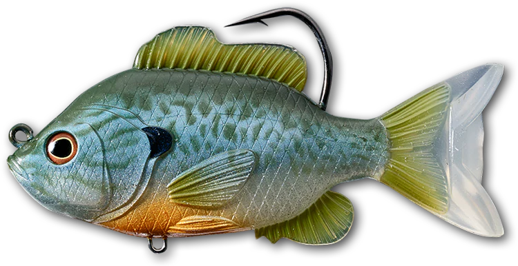 LIVETARGET Sunfish Soft Body Top Hook Swimbait - Image 8