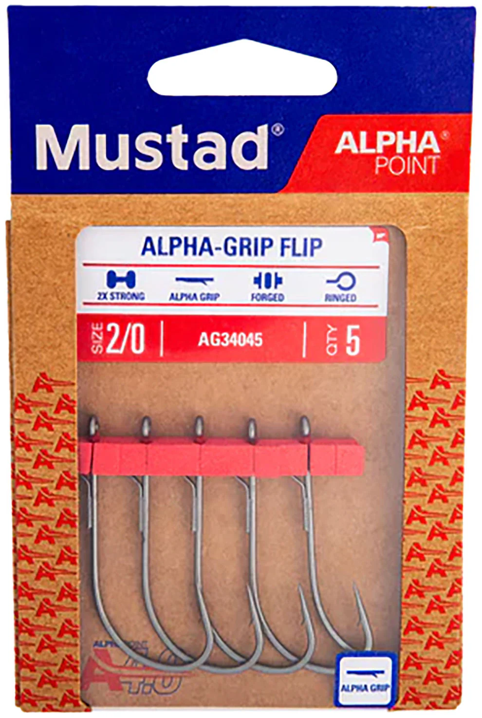 Mustad Alpha-Grip Inline Flipping Hooks - Image 2