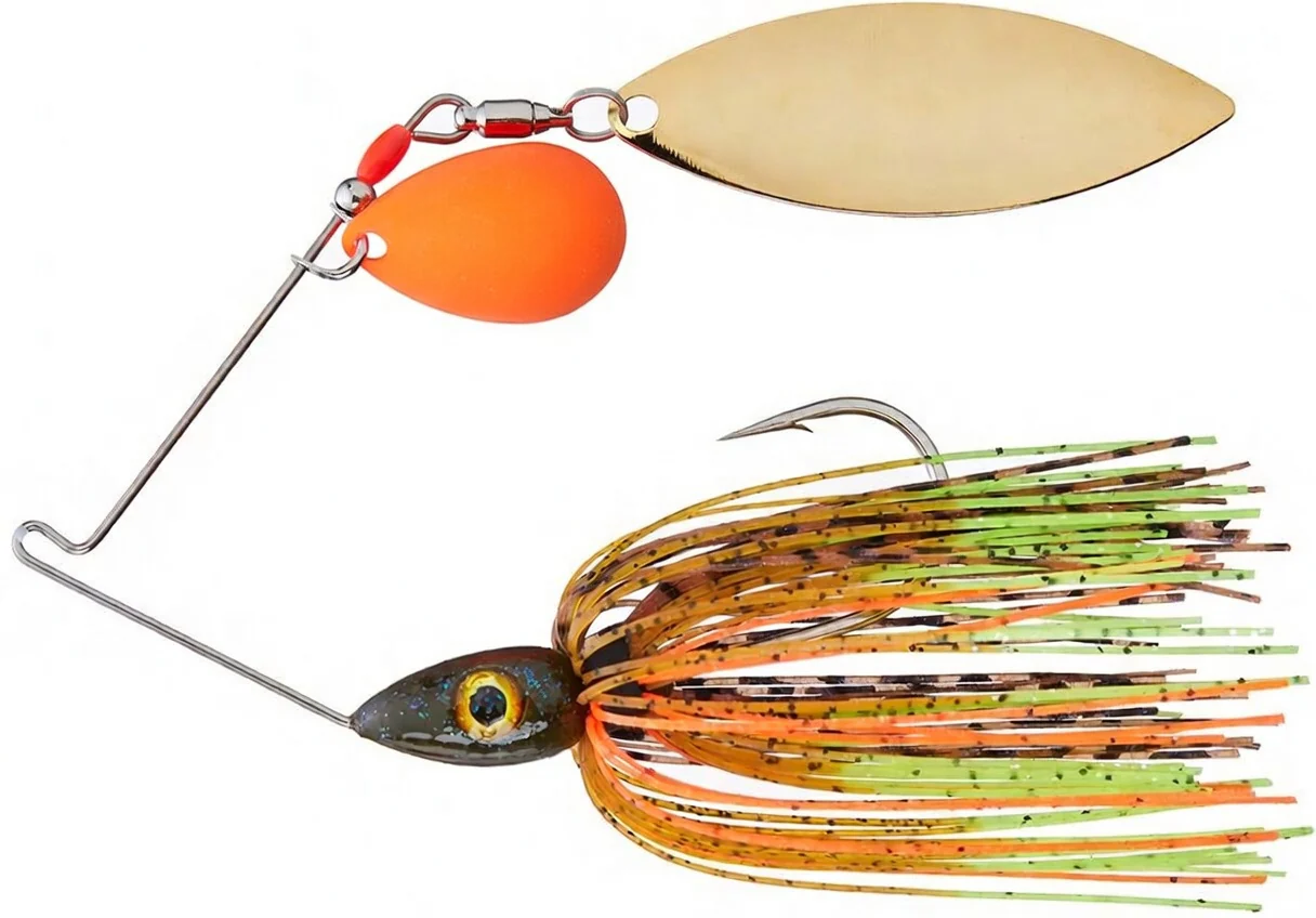 Nichols Lures Pulsator Kicker Series Tandem Colorado Willow Spinnerbait - 3/8 oz - Image 2