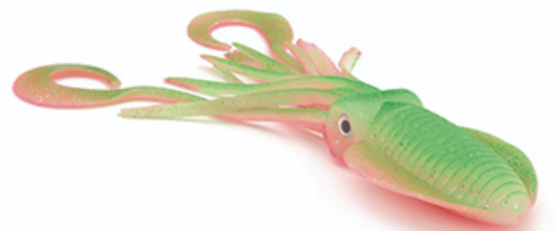 P-Line Twin Tail Soft Plastic Squid - Image 5