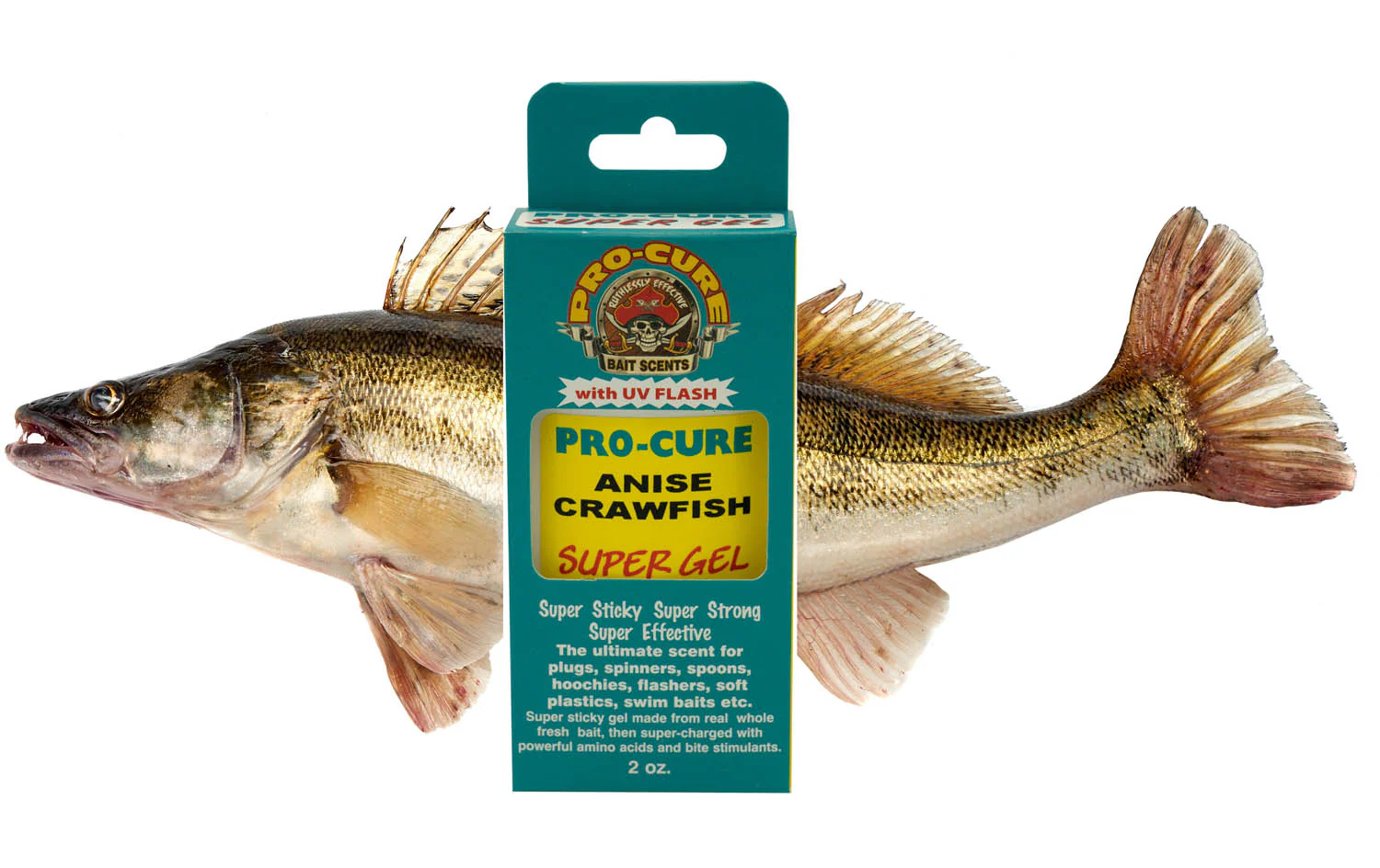 Pro-Cure Walleye Super Gel Scents 2 oz - Image 2
