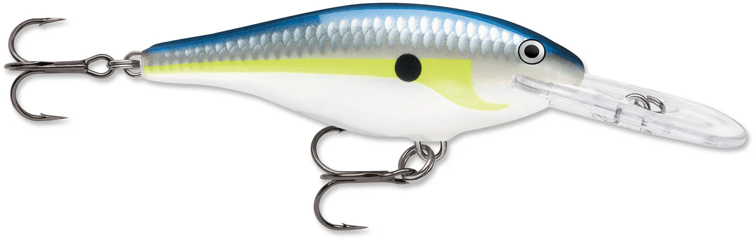 Rapala Shad Rap 3 1/8 inch Deep Diving Crankbait SR08 - Image 16