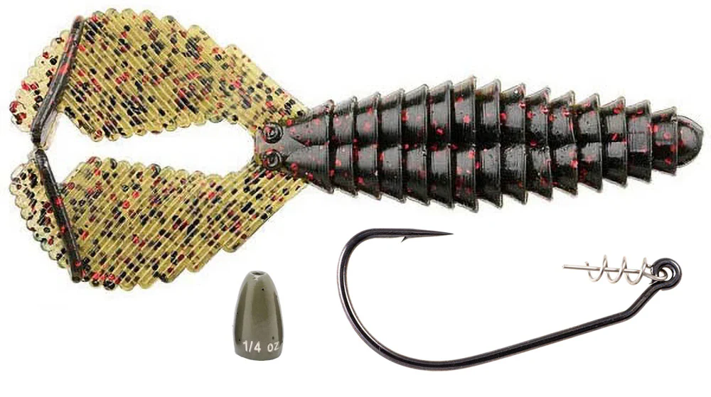 Reaction Innovation Spicy Beaver with Owner 5132 Twistlock 3X Ultimate Flipping Kit