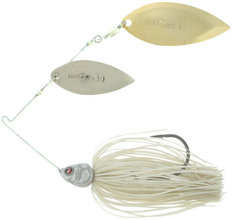 River2Sea Ish Monroe Bling Double Willow Spinnerbait 3/8 oz. - Image 9