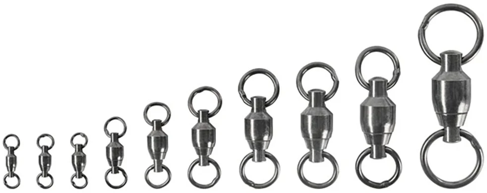 SPRO Ball Bearing Swivel w/2 Welded Rings - Duraslick Finish - Image 2