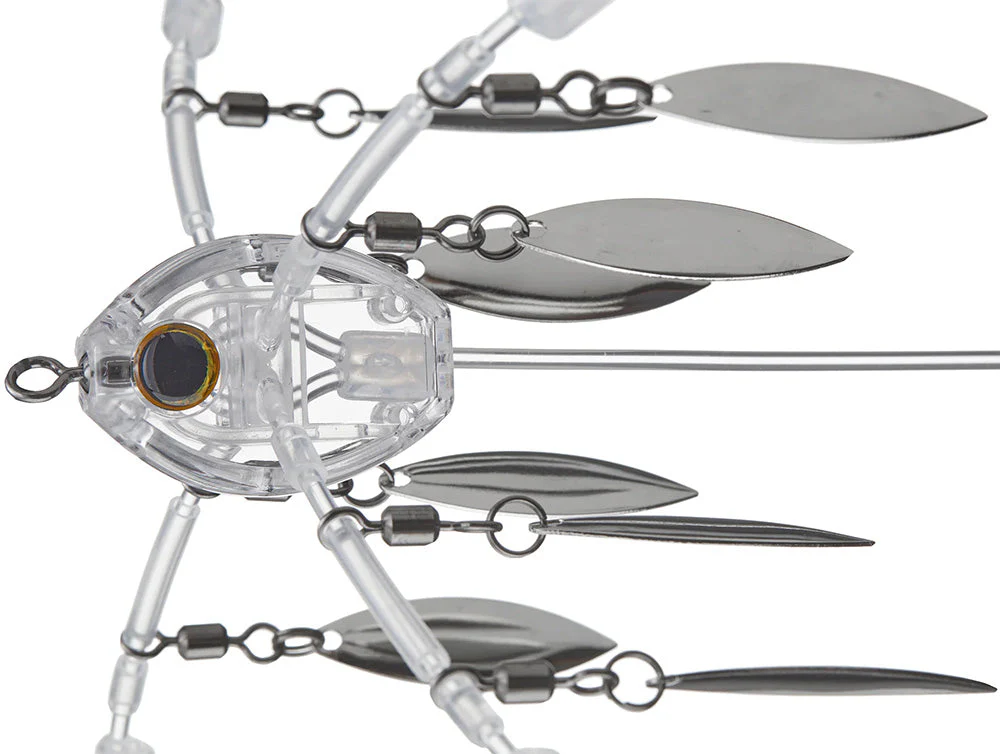 Stealth Lures Clear Stealth Rig - 8 Blade Design - Image 2