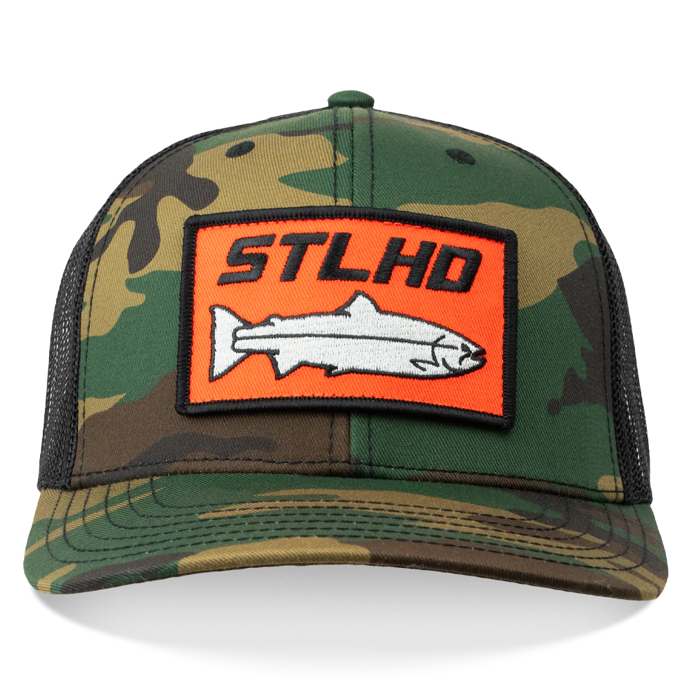 STLHD Camo Snapback Trucker Hat - Image 2