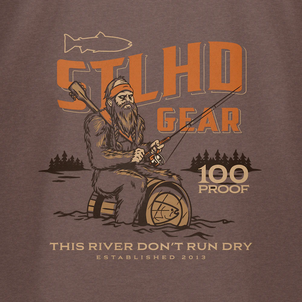 STLHD Men’s Whiskey River T-Shirt - Image 2
